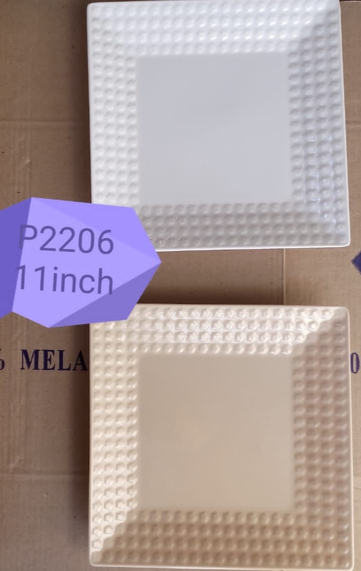 Melamine 6 psc square plates. modern kitchen needs the right kitchen utensils and  appliances to create an inviting atmosphere. We brings you this perfect dinner plate with a premium quality for your