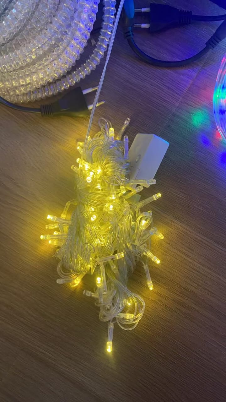 Christmas Lights 10m 100LED Led String Fairy Light 8 Modes 110v 220v for Christmas Tree and Garland Lights decoration. Unique simple Christmas led strip light bulbs, 10 meter flash , 100 led RGB light