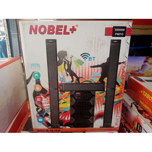 NOBEL 5.1CH POWERFUL  HOME THEATER SOUND SYSTEM BT/FM/AUX/USB 55000W