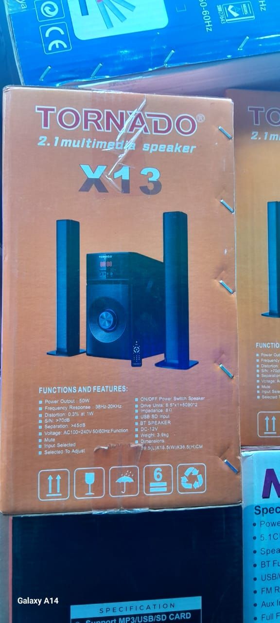 GENERIC 2.1 Bluetooth Multifunctional 11000W  PMPO Sub-Woofer System/SOUNDBAR SYSTEM