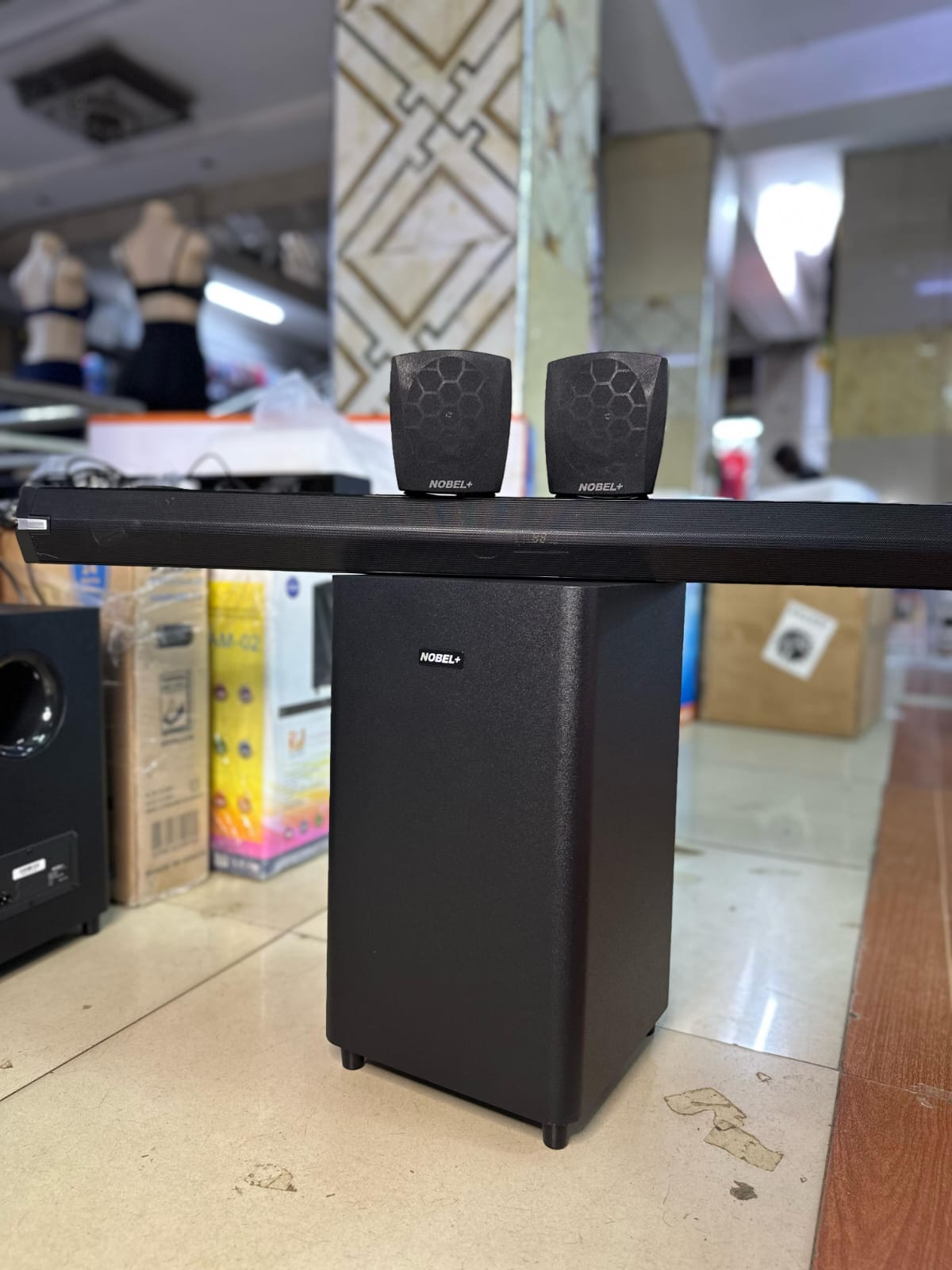 Nobel 5.1CH POWERFUL WIRELESS CONNECTION SOUNDBAR SOUND SYSTEM