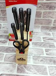 🔪 Rashnik 7-Piece Kitchen Knife Set – Precision & Elegance for Every Chef!