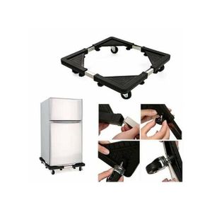 : 💪 Heavy-Duty movable Adjustable fridge base Appliance Stand with Wheels