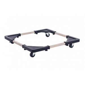 : 💪 Heavy-Duty movable Adjustable fridge base Appliance Stand with Wheels
