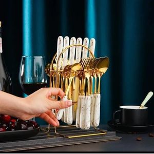 24-Piece Stainless Steel Cutlery Set – Elegant & Durable for Every Meal! Upgrade Your Dining Experience with a Stylish & Functional Cutlery Set