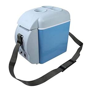 7.5L Portable Car Refrigerator - Mini Electric Cooler & Warmer for Travel, Camping & Road Trips