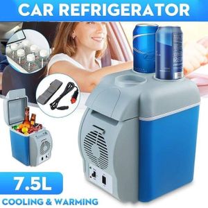 7.5L Portable Car Refrigerator - Mini Electric Cooler & Warmer for Travel, Camping & Road Trips