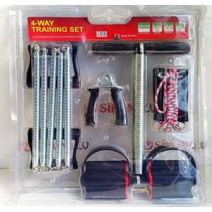 4-in-1 Home Gym & Tummy Trimmer Set – Full-Body Workout, Core Toner, Portable Fitness Kit for Kenyan Homes!