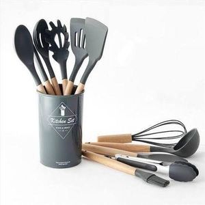 12-Piece Silicone Spoon Set – Non-Stick, Heat-Resistant Kitchen Utensils for Vibrant Kenyan Cooking! 🥘✨