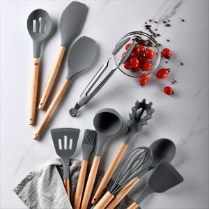 12-Piece Silicone Spoon Set – Non-Stick, Heat-Resistant Kitchen Utensils for Vibrant Kenyan Cooking! 🥘✨