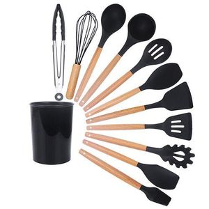 12-Piece Silicone Spoon Set – Non-Stick, Heat-Resistant Kitchen Utensils for Vibrant Kenyan Cooking! 🥘✨