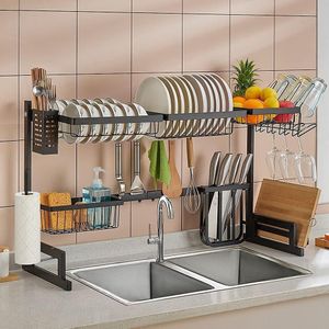Over-the-Sink Dish Drying Rack – Space-Saving Kitchen Organizer