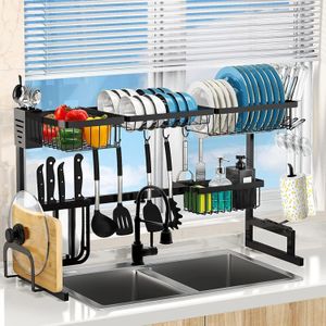 Over-the-Sink Dish Drying Rack – Space-Saving Kitchen Organizer