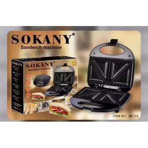 Sokany 4-Slice Sandwich Maker – Fast, Easy & Delicious Toasted Sandwiches!
