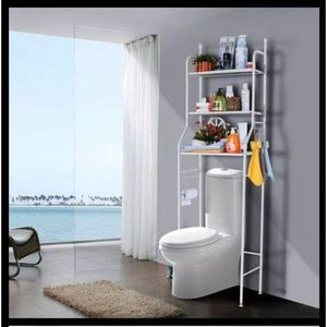 Over-The-Toilet Storage Rack – Stainless Steel | Space-Saving Bathroom Organizer