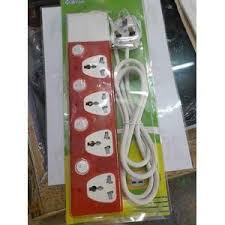 Heavy-Duty 4-Way Extension Socket with Surge Protection – Multi-Purpose Power Strip