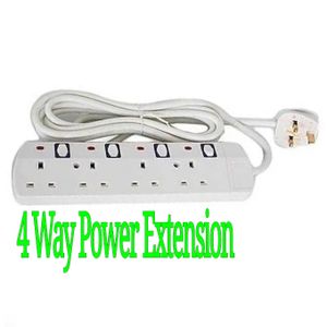 JSB 4-Way Extension Cable – Reliable Multi-Socket Power Strip