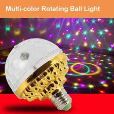 E27 Colorful Auto Rotating RGB LED Bulb MULTI COLOUR
Turn Any Space Into a Party with the Magic Ball Rotating LED Light Bulb!