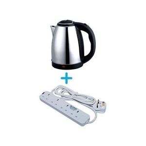 AILYONS Cordless Electric Kettle – Boil Water Faster & Safer with Free 4 way Extension Cable!
