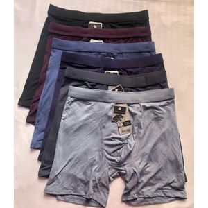 6 PACK Men’s Premium Cotton Boxer Briefs – Ultra-Soft, Breathable, and Stretchy Underwear for Maximum Comfort & Support