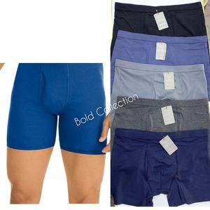 6 PACK Men’s Premium Cotton Boxer Briefs – Ultra-Soft, Breathable, and Stretchy Underwear for Maximum Comfort & Support