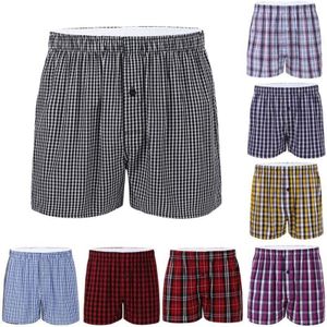 Men’s Classic Plaid Cotton Boxer Shorts – 3-Pack Soft, Breathable & Comfortable Underwear for Everyday Wear
