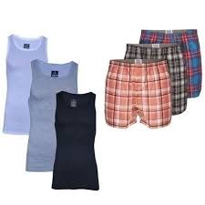 Men’s 6-PACK Cotton Vests & Boxer Shorts Set – Breathable, Comfortable & Stylish Innerwear for Everyday Wear