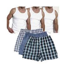 Men’s 6-PACK Cotton Vests & Boxer Shorts Set – Breathable, Comfortable & Stylish Innerwear for Everyday Wear