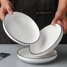 6 PCS Elegant Dinner Plates Set – Strong, Stylish & Perfect for Everyday Meals and Special Occasions