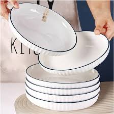 6 PCS Elegant Dinner Plates Set – Strong, Stylish & Perfect for Everyday Meals and Special Occasions