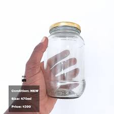 5 pcs 370ml Milly Premium Glass Jar – Airtight Storage for Spices, Snacks, Tea & More | Elegant, Durable & Kitchen-Ready!