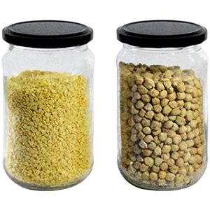 5pcs 160ml  Milly Premium Glass Jar – Airtight Storage for Spices, Snacks, Tea & More | Elegant, Durable & Kitchen-Ready!