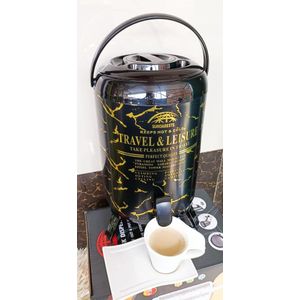 9.5 Litres Marble Effect Tea Urn – Large Capacity Hot Water Dispenser | Stainless Steel Inner, Elegant Design, Heat Retention | Perfect for Events, Offices, Catering