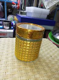 Gold Stainless Steel Sugar Dish with Lid – Elegant & Durable Sugar Bowl for Tea, Coffee, and Kitchen Storage – Rust-Resistant, Stylish Tabletop Accessory for Home or Hotel