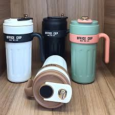 650ML Smart Temperature Display Travel Mug – Stainless Steel Vacuum Insulated Flask with LED Touch Lid – Leakproof Thermos for Coffee, Tea, Water – Office & Travel Use