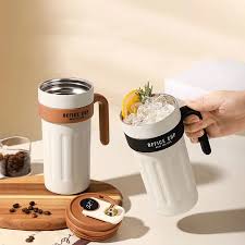 650ML Smart Temperature Display Travel Mug – Stainless Steel Vacuum Insulated Flask with LED Touch Lid – Leakproof Thermos for Coffee, Tea, Water – Office & Travel Use