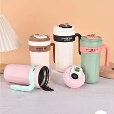 650ML Smart Temperature Display Travel Mug – Stainless Steel Vacuum Insulated Flask with LED Touch Lid – Leakproof Thermos for Coffee, Tea, Water – Office & Travel Use