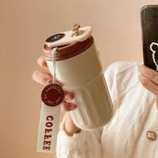 650ML Smart Temperature Display Travel Mug – Stainless Steel Vacuum Insulated Flask with LED Touch Lid – Leakproof Thermos for Coffee, Tea, Water – Office & Travel Use