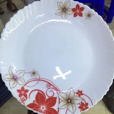 Set of 6pcs Elegant Round Ceramic Dinner Serving Plates – Premium 10.5” White Porcelain Plates – Durable, Stylish Tableware for Home, Restaurant & Hotel – Microwave & Dishwasher Safe