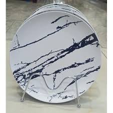 12 PCS Ceramic Plate and Mug Set – Elegant 6 Tree-Themed Mugs & 6 Matching Dinner Plates – Durable Porcelain Tableware for Stylish Dining, Gifting & Daily Home Use