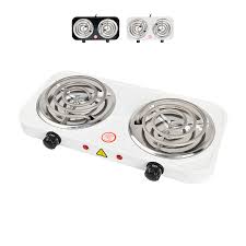 Double Coil Electric Cooker – High-Efficiency Dual Coil Hot Plate Stove | Portable Tabletop Cooktop for Home, Hostel, Office, Camping | Fast Heating & Energy-Saving Electric Burner