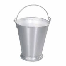 11 Litres Heavy-Duty Aluminium Milking Bucket – Rustproof & Durable Dairy Bucket for Milk Collection, Storage & Transport – Easy to Clean & Lightweight