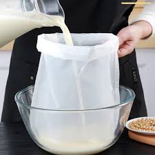 Durable Kitchen Nylon Mesh Strainer & Milk Sieve – Fine Food Filter for Tea, Juice, Smoothies, Porridge & Milk – Heat Resistant & Easy to Clean
