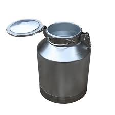 10L Aluminium Milk Container  – Rustproof Dairy Storage with Fine Milk Sieve for Smooth Pouring, Filtering & Home/Farm Use