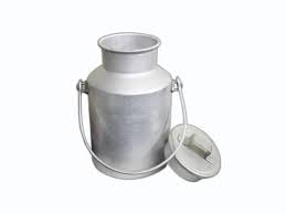 20Litres Heavy-Duty Aluminium Milk Container – Leak-Proof, Rust-Resistant, Easy to Clean Milk Can for Daily Use, Dairy, Farm & Household Storage
