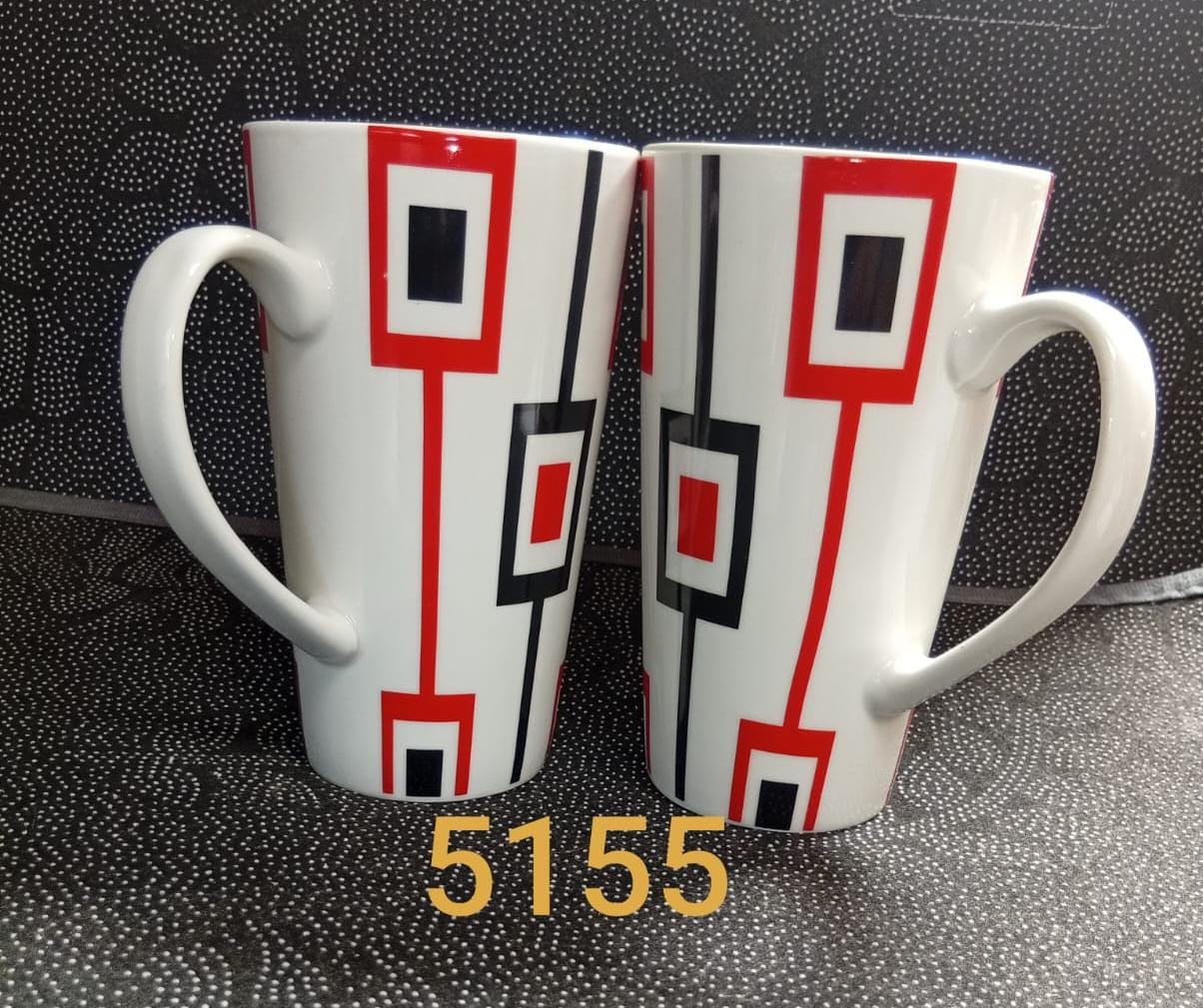 6 pcs Colourful Ceramic Tea Mugs – Premium, Durable, Stylish Mug Set for Kenyan Homes & Offices. Vibrant Design for Coffee, Tea & Hot Chocolate Lovers!