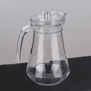 Premium 1.8L Glass Water Jug with Lid – Elegant, Durable, and Perfect for Home or Office Use. Crystal Clear Design, Heat-Resistant, and Easy to Pour!