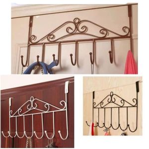 Sturdy Over the Door Hanger Rack – Space-Saving Heavy-Duty Hook Organizer for Coats, Towels, Bags | No Drilling, Easy Install | Perfect for Bedroom, Bathroom, Office