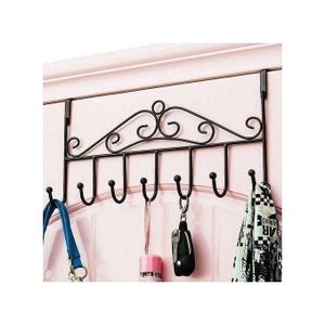 Sturdy Over the Door Hanger Rack – Space-Saving Heavy-Duty Hook Organizer for Coats, Towels, Bags | No Drilling, Easy Install | Perfect for Bedroom, Bathroom, Office