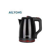 AILYONS Electric Tea Kettle, Water Boiler Jug & Heater 2L/2.2L, Fast Boiling 1500W BPA-Free Stainless Steel Kettle with Auto Shut-Off, Cordless, Safe & Durable for Home and Office